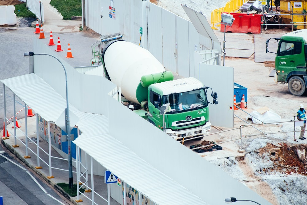 working with cement