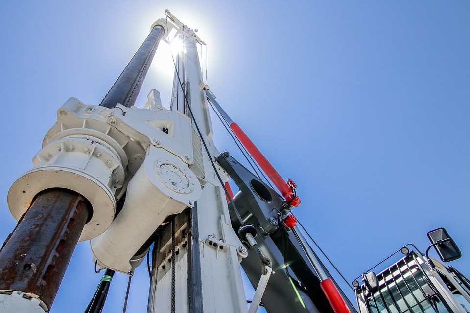 geology equipment at an oilfield