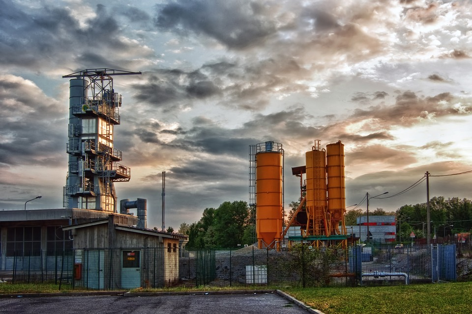 cementing solution being prepared for use
