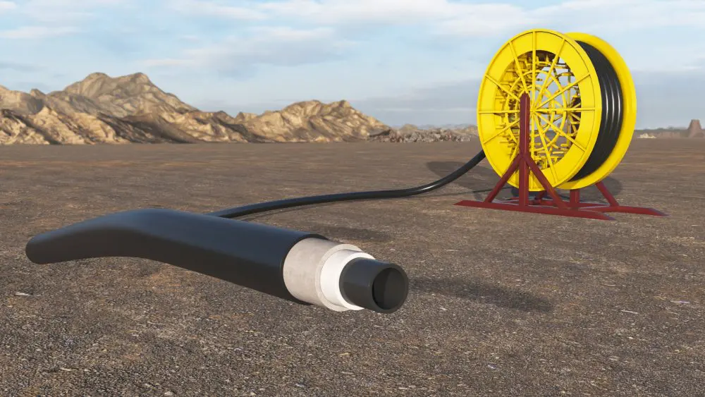 Verstärktes thermoplastisches Rohr