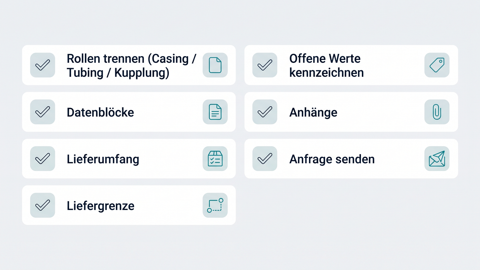 Checkliste: OCTG-Anfrage von der Rollentrennung bis zum Senden